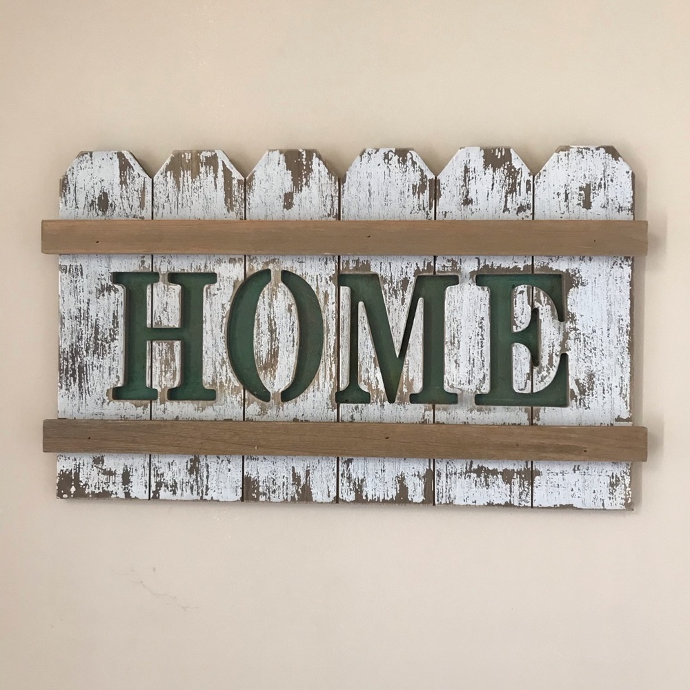 Home wall sign